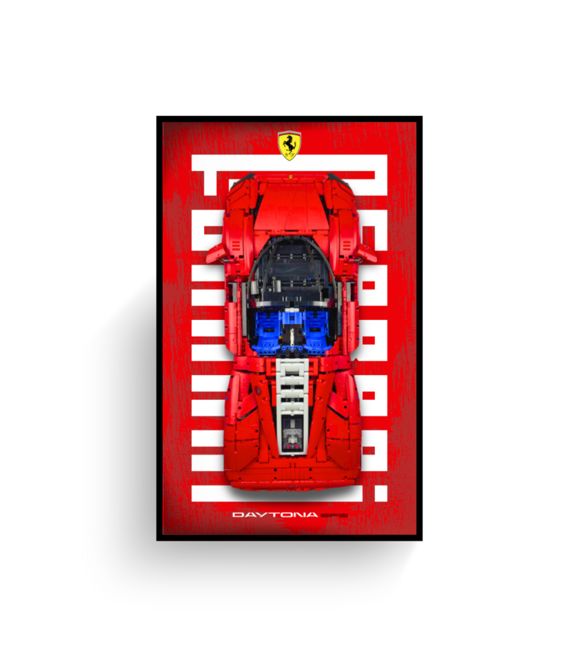Ferrari Daytona SP3 | Typography